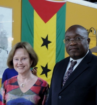 Ambassador Anne Plunkett and the President of the Supreme Court of Justice, Dr José Bandeira